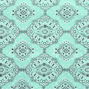Tecido-Tricoline-Bandana-Fundo-Verde-Agua-9428 Tecido-Tricoline-Bandana-Fundo-Verde-Agua-9428