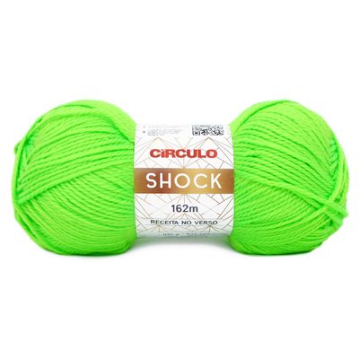 Fio-Shock-Circulo-100g-Cor-5273-Verde-Neon-Della-Aviamentos