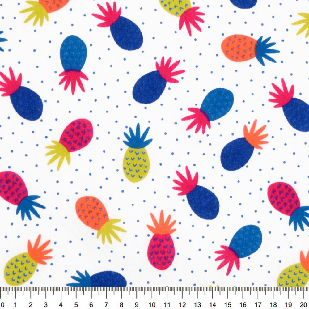 Tecido-Tricoline-Abacaxi-Colorido-Fundo-Branco-9627.