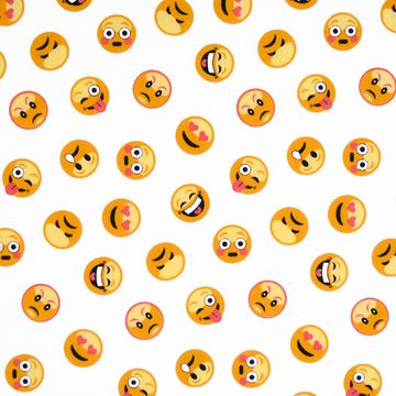 Tecido-Tricoline-Emojis-Fundo-Branco-9625 Tecido-Tricoline-Emojis-Fundo-Branco-9625