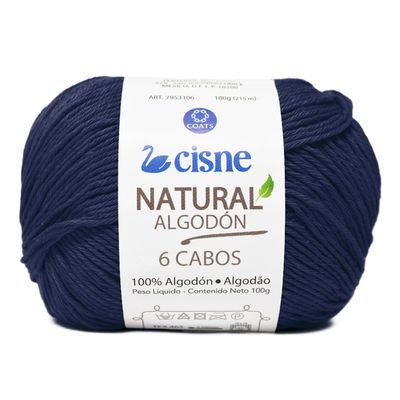 Linha-Natural-Algodon-Cisne-com-6-Cabos-100g-Cor-152-Azul-Marinho-Della-Aviamentos