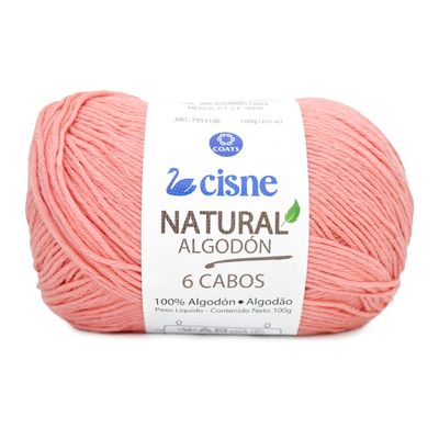 Linha-Natural-Algodon-Cisne-com-6-Cabos-100g-Cor-47-Coral-Della-Aviamentos