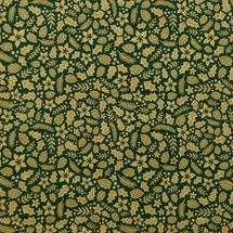 Tecido-Tricoline-Folhas-Douradas-Natalinas-Fundo-Verde-Della-Aviamentos-9694