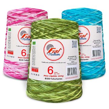 Barbante-Multicor-Fial-300-g-Capa-Della-Aviamentos Barbante-Multicor-Fial-300-g-Capa-Della-Aviamentos