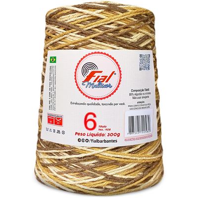 Barbante-Multicor-Fial-300-g-cor-35-Marrom-Della-Aviamentos