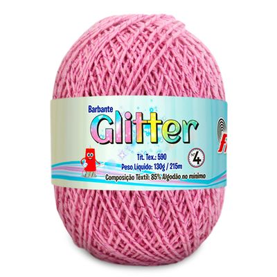 Barbante-Glitter-Fial-130-g-cor-7181-Rosa-Pink-Della-Aviamentos
