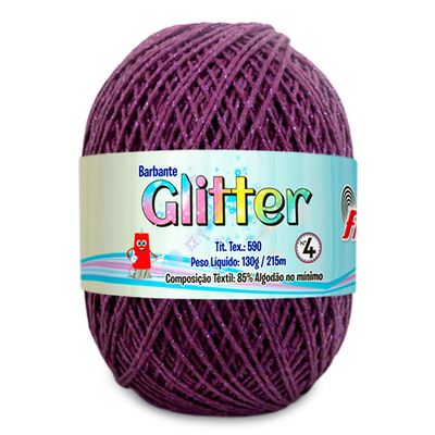 Barbante-Glitter-Fial-130-g-cor-8286-Beterraba-Roxo-Della-Aviamentos