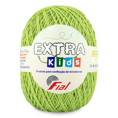 Barbante-Extra-Kids-Fial-250-m-Cor-44-Verde-Abacate-Della-Aviamentos