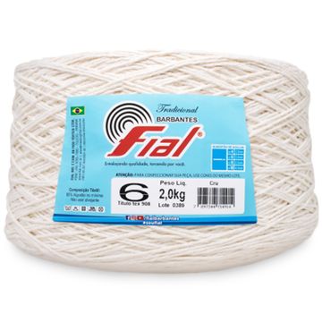 Barbante-Fial-n-6-20-kg-Cru-Della-Aviamentos Barbante-Fial-n-6-20-kg-Cru-Della-Aviamentos