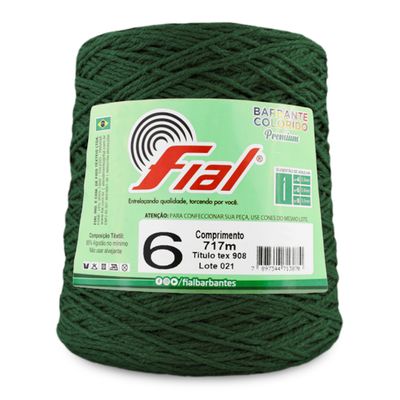 Barbante-Colorido-Fial-n-6-700-g-Cor-48-Verde-Soldado-Della-Aviamentos