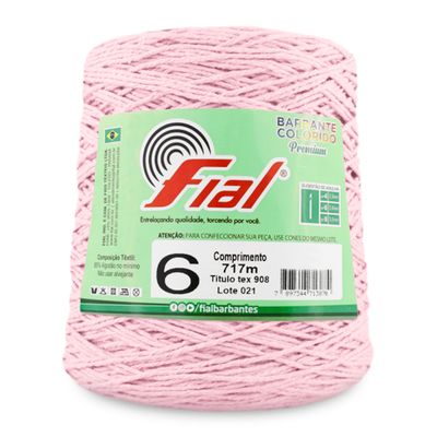 Barbante-Colorido-Fial-n-6-700-g-Cor-69-Rosa-Claro-Della-Aviamentos