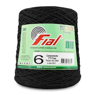 Barbante-Colorido-Fial-n-6-700-g-Cor-99-Preto-Della-Aviamentos