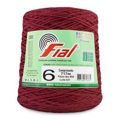 Barbante-Colorido-Fial-n-6-700-g-Cor-83-Bordo-Della-Aviamentos