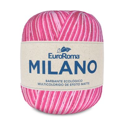 Barbante-Milano-EuroRoma-226-m-Cor-550-Pink-Della-Aviamentos