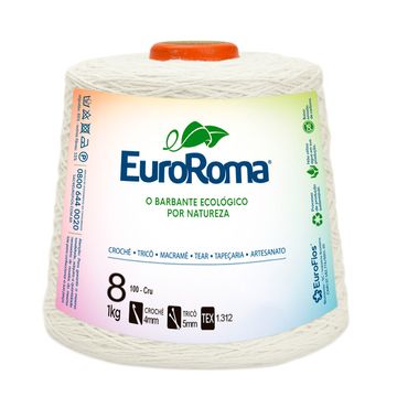 Barbante-EuroRoma-n-8-1-kg-Cru-Della-Aviamentos Barbante-EuroRoma-n-8-1-kg-Cru-Della-Aviamentos