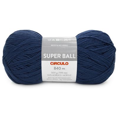 La-Super-Ball-Circulo-500-g-Cor-2581-Anil-Profundo-Della-Aviamentos