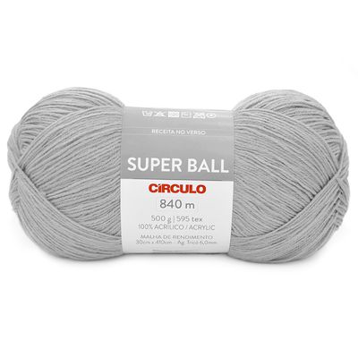 La-Super-Ball-Circulo-500-g-Cor-8098-Cinza-Asfalto-Della-Aviamentos