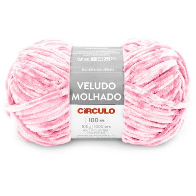 La-Veludo-Molhado-Circulo-100g-Cor-3077-Rosa-Della-Aviamentos