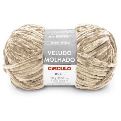 La-Veludo-Molhado-Circulo-100g-Cor-7453-Castanha-Della-Aviamentos