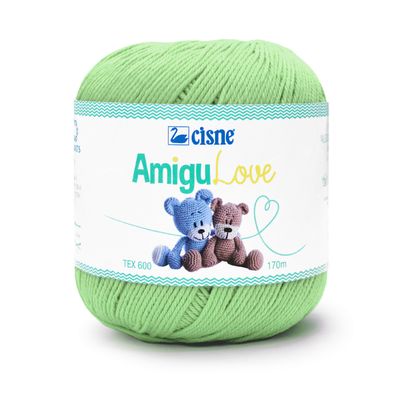 Linha-AmiguLove-Cisne-170-m-Cor-00241-Verde-Alegre-Della-Aviamentos