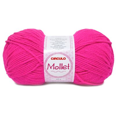 La-Mollet-Circulo-100g-Cor-385-Pink-Della-Aviamentos