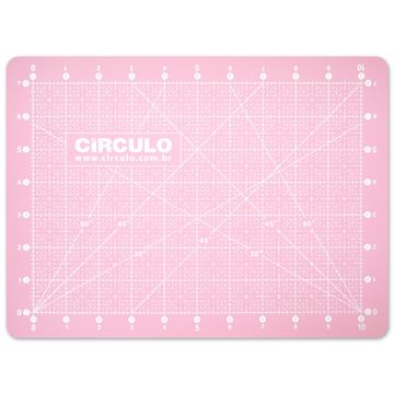 Base-para-Corte-de-Tecidos-Circulo-30x22-cm-Rosa-Verso-Della-Aviamentos Base-para-Corte-de-Tecidos-Circulo-30x22-cm-Rosa-Verso-Della-Aviamentos