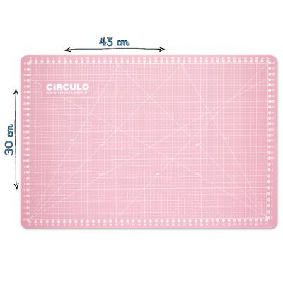 Base-para-Corte-de-Tecidos-Circulo-45x30-cm-Rosa-Frente-Della-Aviamentos