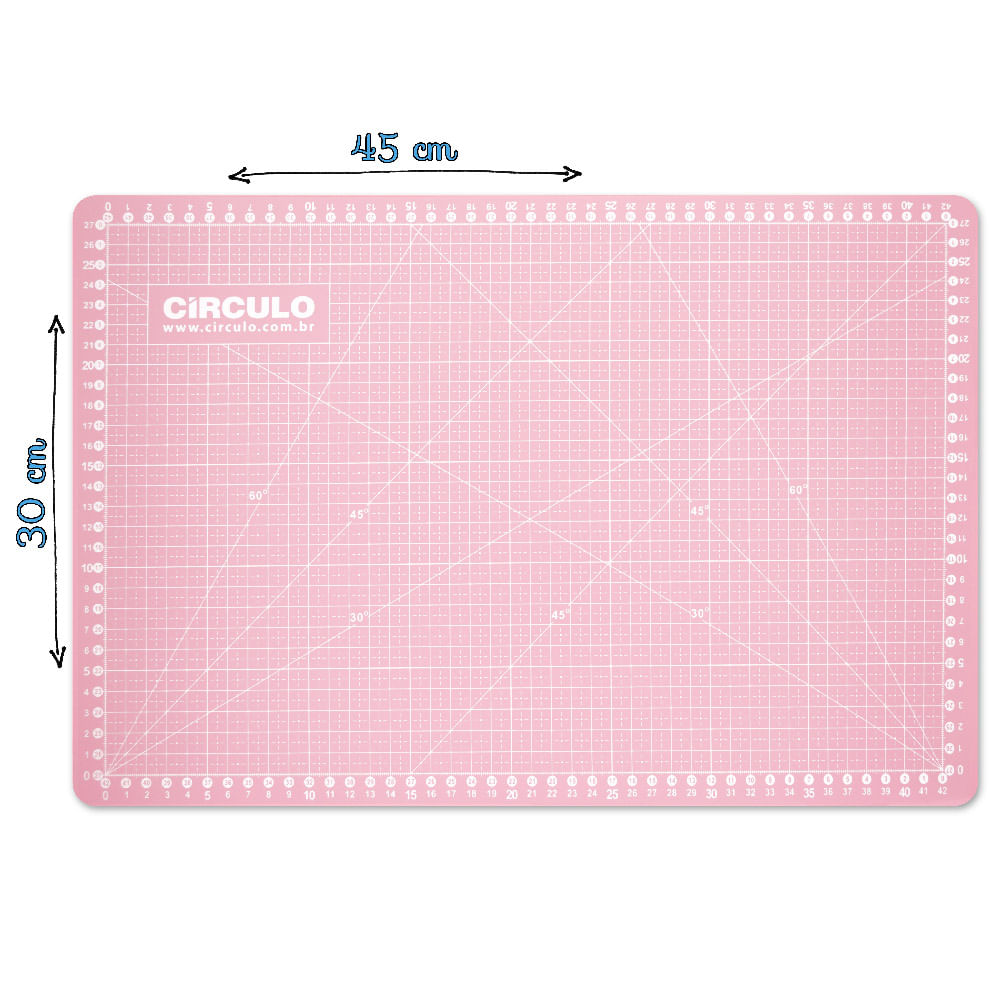 Base-para-Corte-de-Tecidos-Circulo-45x30-cm-Rosa-Frente-Della-Aviamentos