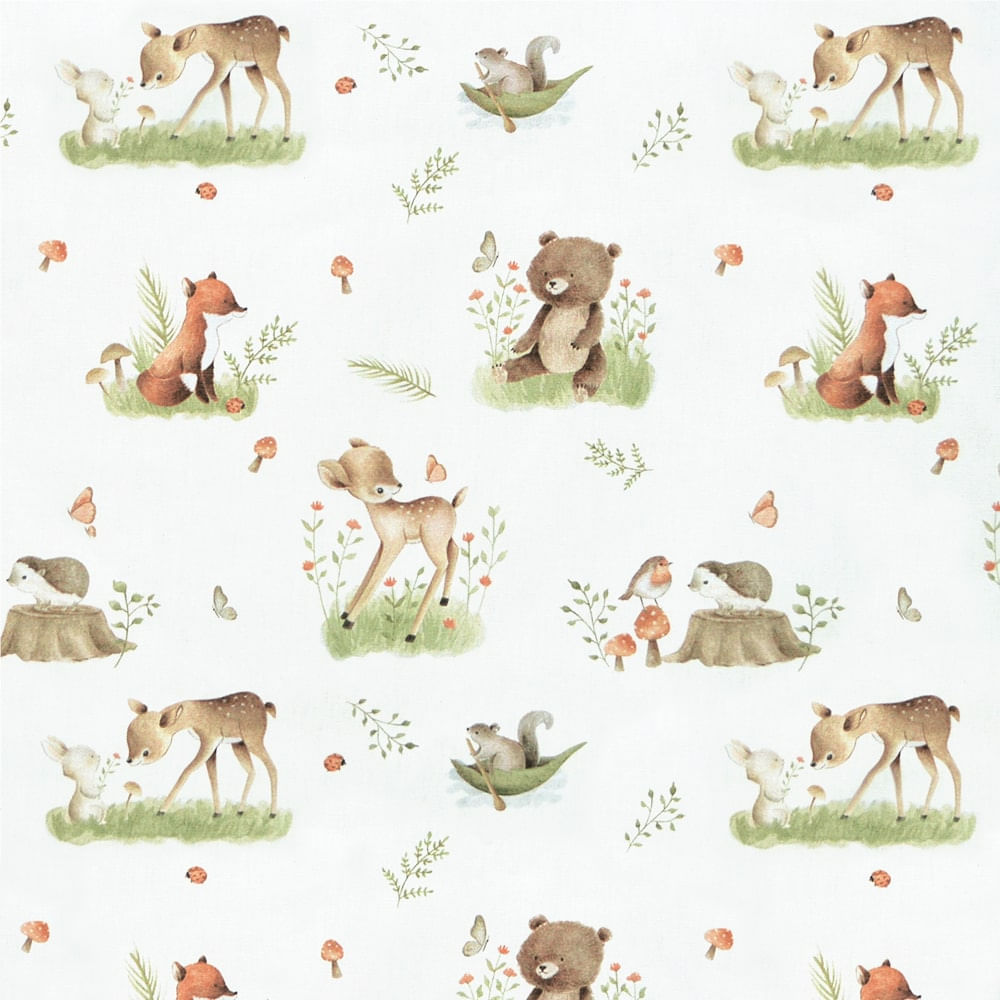 Tecido-Tricoline-Animais-Esquilos-Fundo-Off-White-Della-Aviamentos-10394