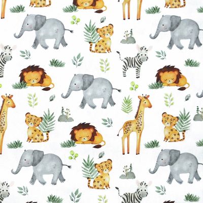 Tecido-Tricoline-Animais-Savana-Fundo-Branco-Della-Aviamentos-10395
