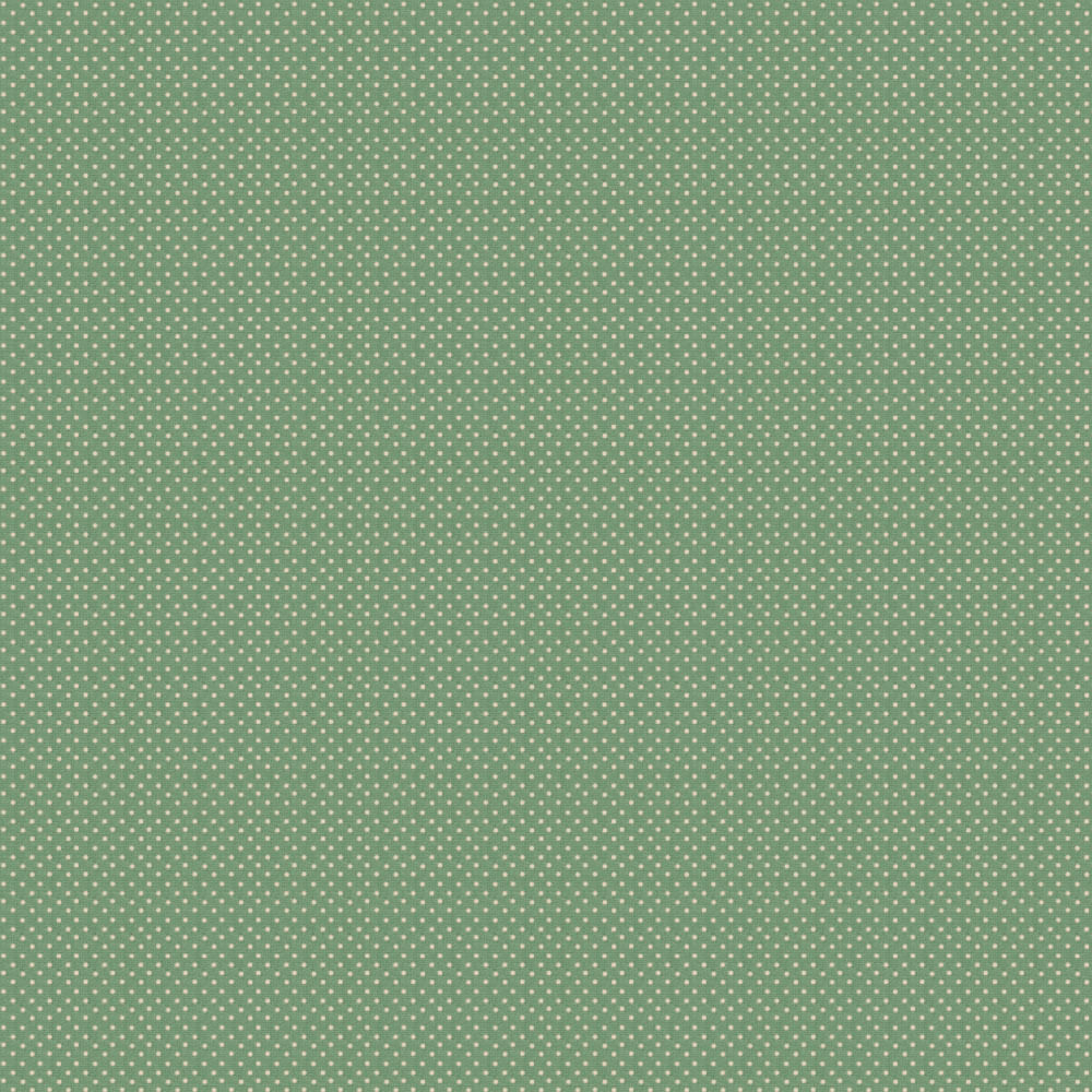 Tecido-Tricoline-Estampado-Poa-Mini-Bege-Fundo-Verde-Della-Aviamentos-6032