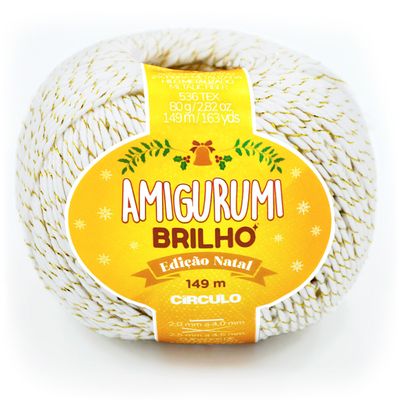 Amigurumi-Brilho-Edicao-Natal-Circulo-149-m-Cor-8001-Branco-Della-Aviamentos