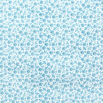 Tecido-Tricoline-Flor-Com-Ramos-Azuis-Fundo-Branco-Della-Aviamentos-10513 Tecido-Tricoline-Flor-Com-Ramos-Azuis-Fundo-Branco-Della-Aviamentos-10513