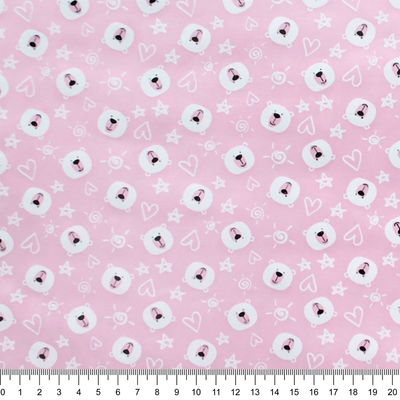 Tecido-Tricoline-Faces-de-Urso-Fundo-Rosa-Della-Aviamentos-10511-1