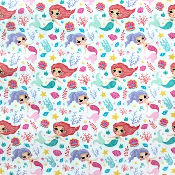 Tecido-Tricoline-Sereias-Coloridas-Fundo-Off-White-Della-Aviamentos-10488 Tecido-Tricoline-Sereias-Coloridas-Fundo-Off-White-Della-Aviamentos-10488
