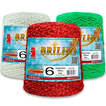 Barbante-Fial-Brilho-nº6-536m-Capa-Della-Aviamentos Barbante-Fial-Brilho-nº6-536m-Capa-Della-Aviamentos