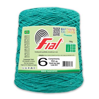 Barbante-Colorido-Fial-n-6-700-g-Cor-49-Verde-Jade-Della-Aviamentos