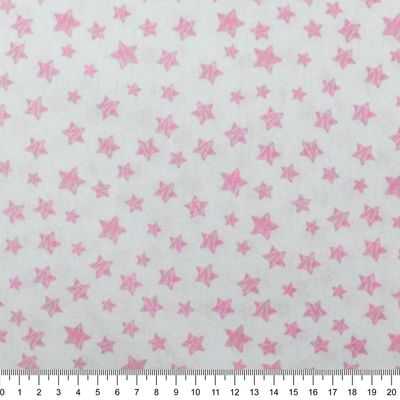 Tecido-Tricoline-Estrela-Riscada-Rosa-Fundo-Branco-Della-Aviamentos-10494-1