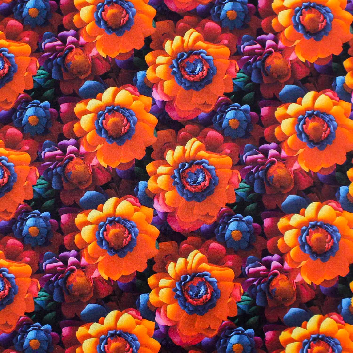 tecido-tricoline-digital-3d-floral-laranja-della-aviamentos-10909
