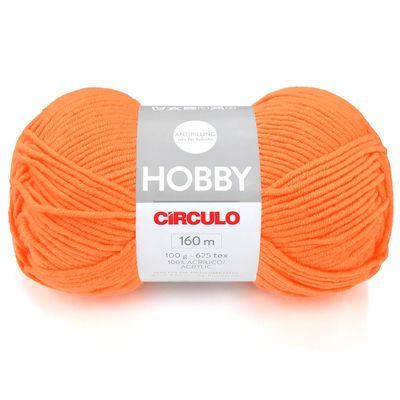 La-Hobby-Circulo-100g-Cor-4184-Laranja-Neon-Della-Aviamentos