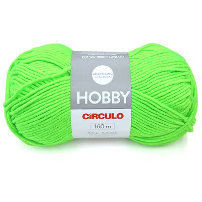 La-Hobby-Circulo-100g-Cor-5258-Verde-Neon-Della-Aviamentos