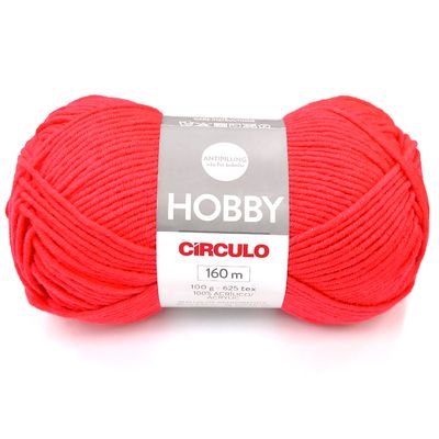 La-Hobby-Circulo-100g-Cor-6761-Coral-Neon-Della-Aviamentos