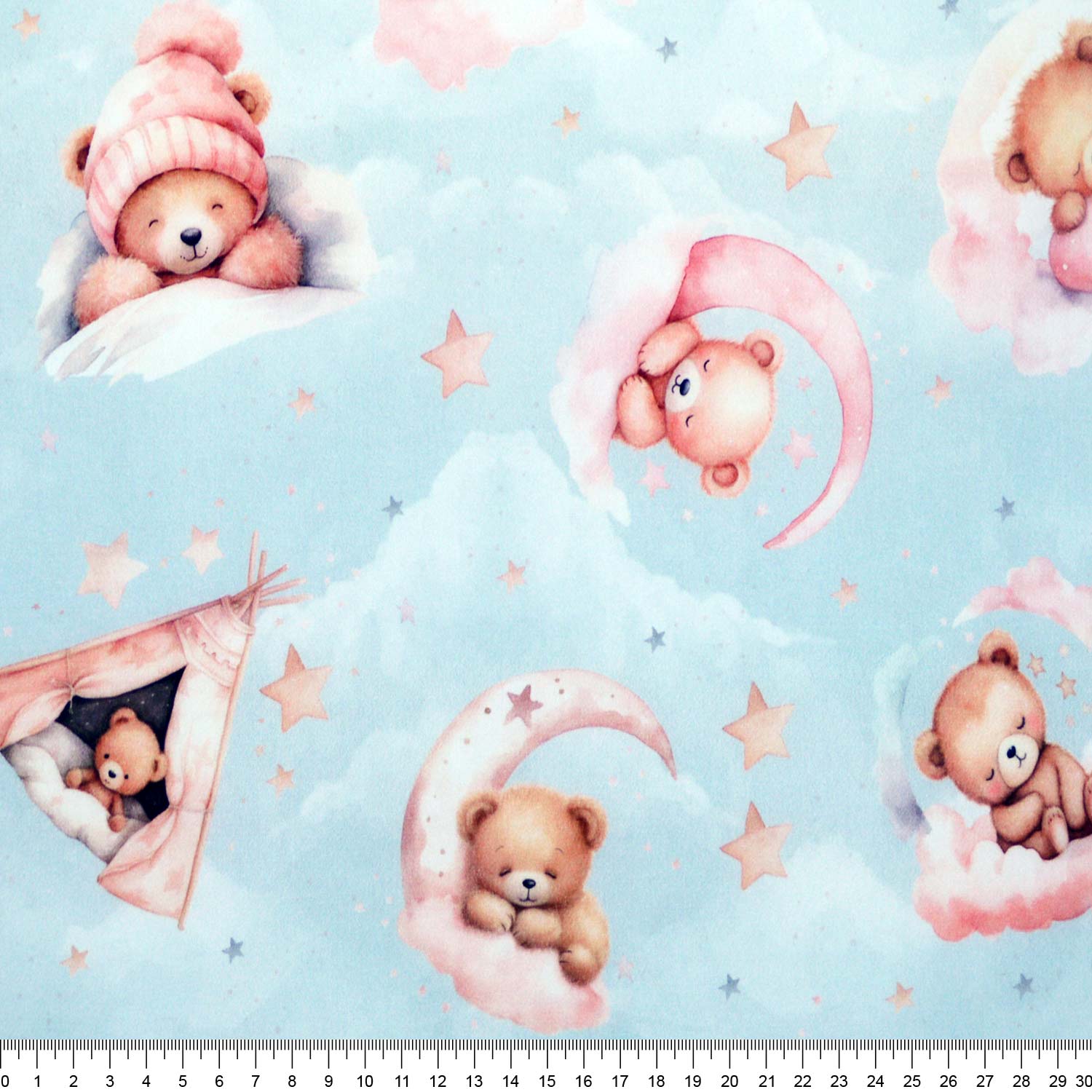 tecido-tricoline-estampado-digital-infantil-pink-bear-dream-della-aviamentos-tecidos-caldeira-regua-