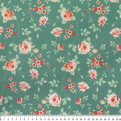 tecido-tricoline-rosas-coral-fundo-verde-30cm-regua-11273