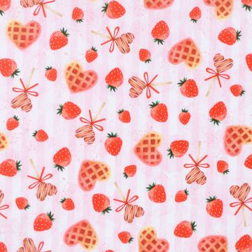 tecido-tricoline-morango-morango-com-waffle-30cm-11374 tecido-tricoline-morango-morango-com-waffle-30cm-11374