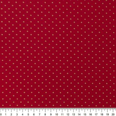 tecido-tricoline-poa-dourado-fundo-vermelho-20cm-11376