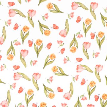 tecido-tricoline-digital-tulipa-coral-e-laranja-30cm-11338 tecido-tricoline-digital-tulipa-coral-e-laranja-30cm-11338