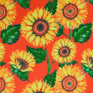 tricoline-girassol-grande-fundo-vermelho-della-aviamentos tricoline-girassol-grande-fundo-vermelho-della-aviamentos