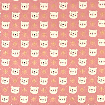 tricoline-faces-ursinhos-fundo-rosa-envelhecido-della-aviamentos tricoline-faces-ursinhos-fundo-rosa-envelhecido-della-aviamentos