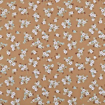 tricoline-flor-creme-fundo-bege-escuro-della-aviamentos